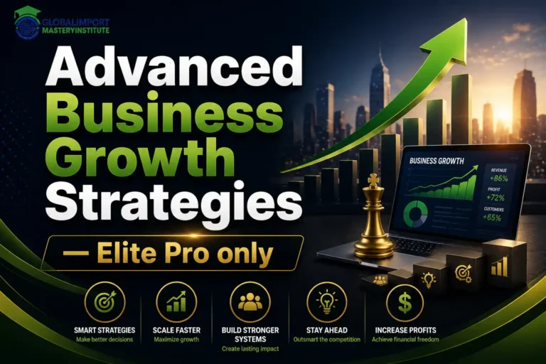 Advanced Business Growth StrategiesElite Pro only