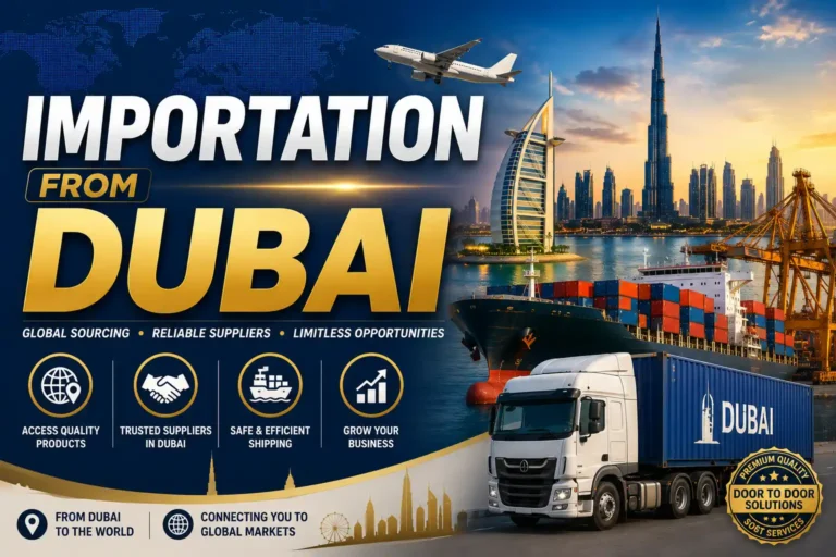 Importation from Dubai