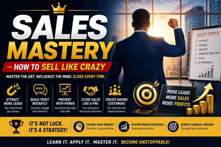 Sales Mastery How to Sell Like